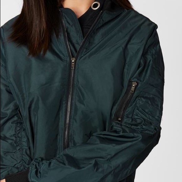 DESIGNER CARMAR NWT Bomber Jacket - Teal - Picture 3 of 8